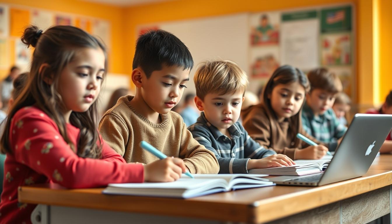 Structured study materials and learning resources on a desk